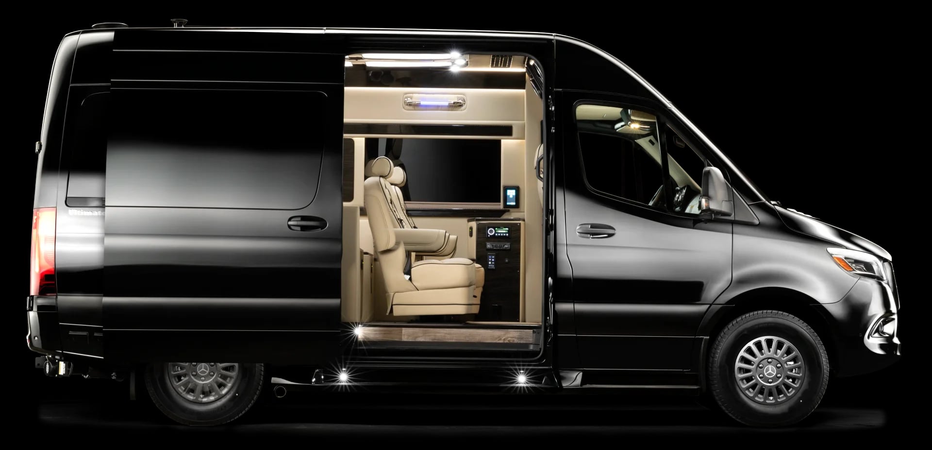 Passenger Sprinter Sprinter — Marquee Chauffeur Portland chauffeur fleet, Up to 14 passengers, $165/hr
