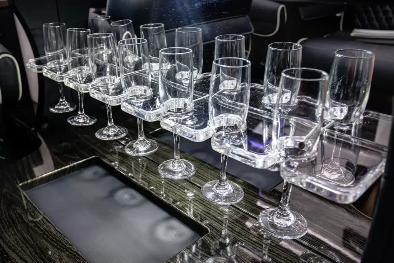 Mercedes-Benz Sprinter staged for Oregon Convention Center delegation transport
